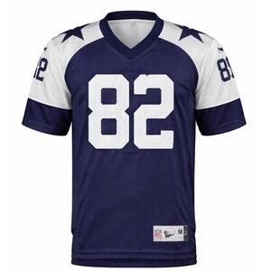 Reebok NFL Dallas Cowboys Jason Witten 82Throwback Jersey Mens Medium Navy White